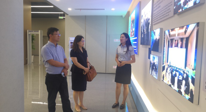 市北区地方金融监管局、东方数字普惠金融研究院赴RCEP青岛企业服务中心实地参观