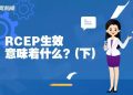 RCEP生效意味着什么?(下)